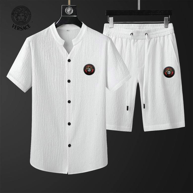 Wholesale Cheap Versace mens Short Sleeve Tracksuit for Sale
