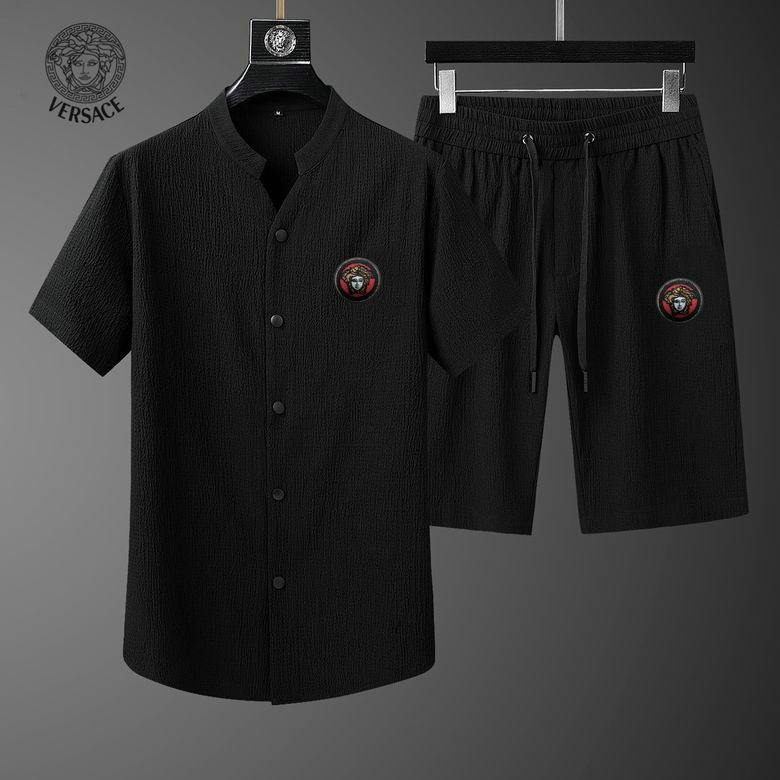 Wholesale Cheap Versace mens Short Sleeve Tracksuit for Sale