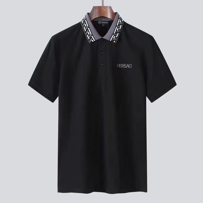 Wholesale Cheap V ersace Short Sleeve polo T Shirts for Sale