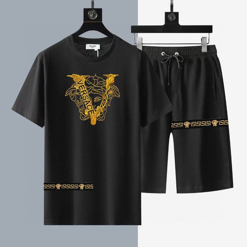 Wholesale High-quality Versace Short Sleeve Replica Designer Tracksuits for sale