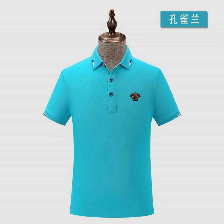 Wholesale Cheap Versace Short Sleeve Lapel T Shirts for Sale