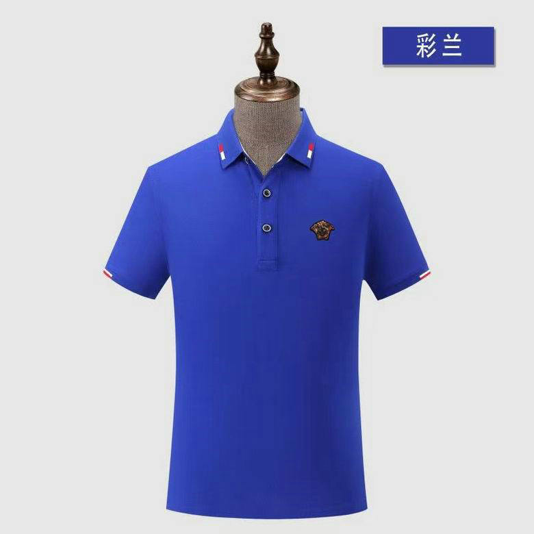 Wholesale Cheap Versace Short Sleeve Lapel T Shirts for Sale