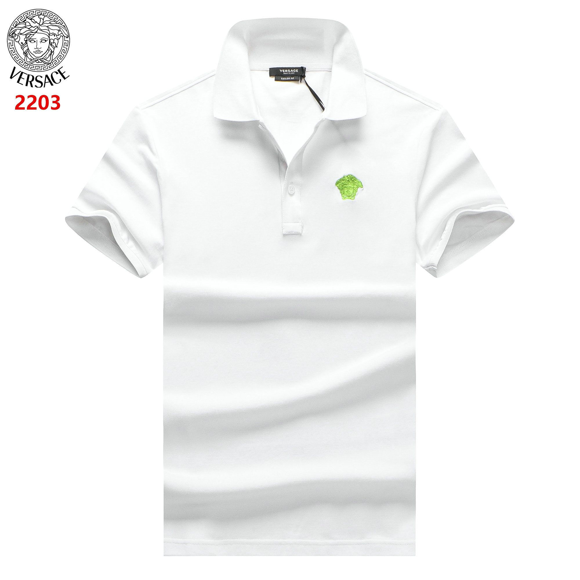Wholesale Cheap V ersace mens Short Sleeve Lapel T Shirts for Sale
