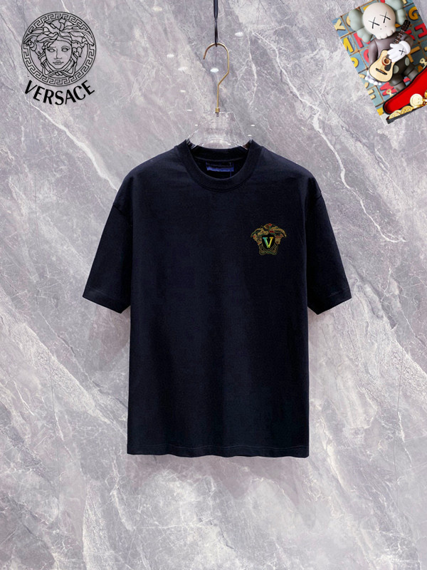 Wholesale High-quality V.ersace Short Sleeve Crew Neck T-Shirts for sale