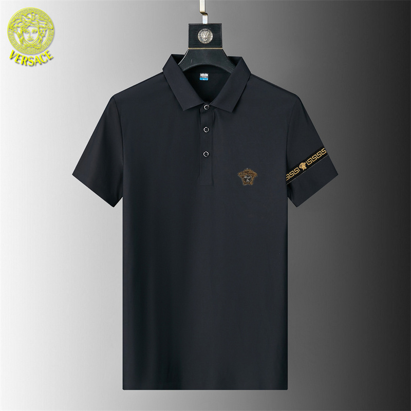 Wholesale High-quality V.ersace Short Sleeve Lapel Replica T Shirts for sale