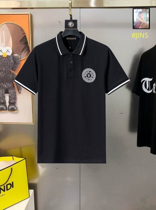 Wholesale High-quality V.ersace Short Sleeve Lapel Replica T Shirts for sale