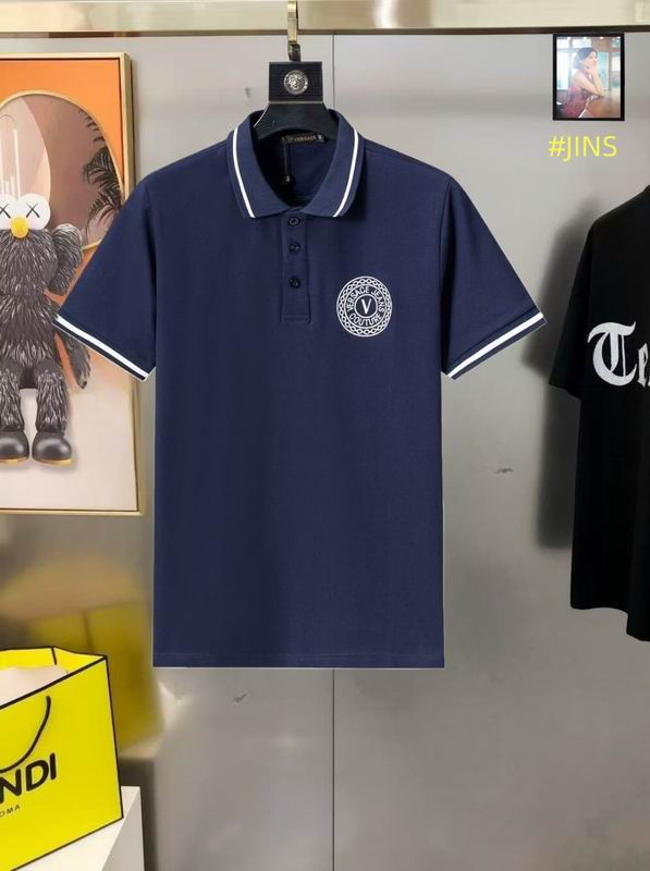 Wholesale High-quality V.ersace Short Sleeve Lapel Replica T Shirts for sale
