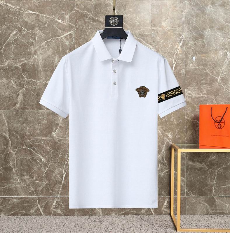 Wholesale High-quality V.ersace Short Sleeve Lapel Replica T Shirts for sale