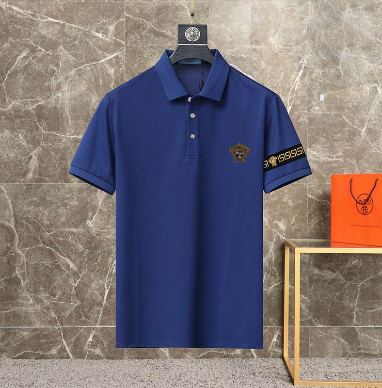 Wholesale High-quality V.ersace Short Sleeve Lapel Replica T Shirts for sale