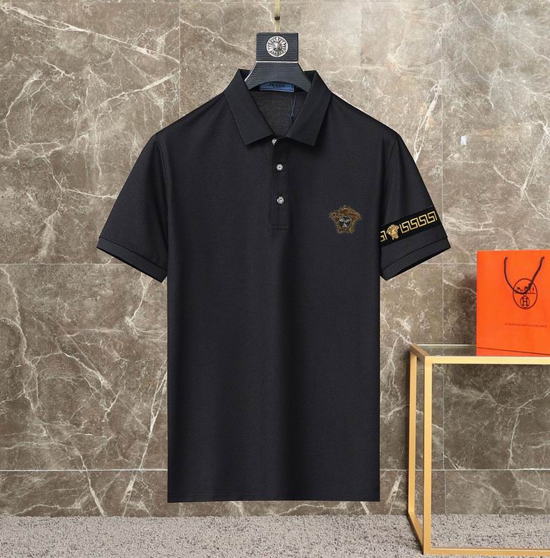 Wholesale High-quality V.ersace Short Sleeve Lapel Replica T Shirts for sale