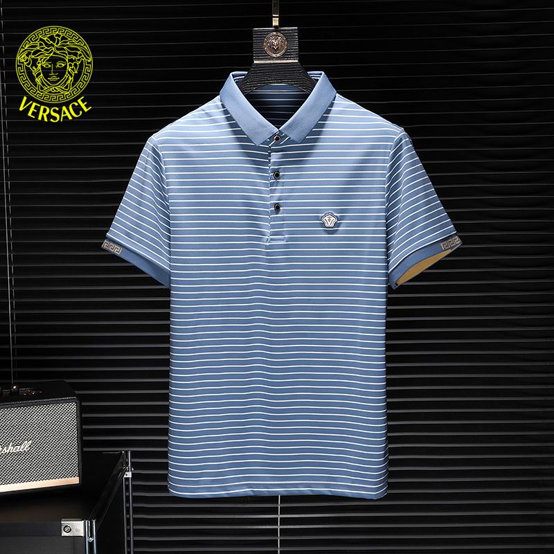 Wholesale High-quality V.ersace Short Sleeve Lapel Replica T Shirts for sale
