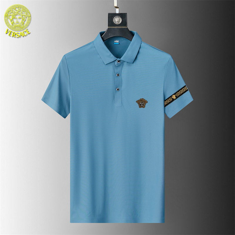 Wholesale High-quality V.ersace Short Sleeve Lapel Replica T Shirts for sale
