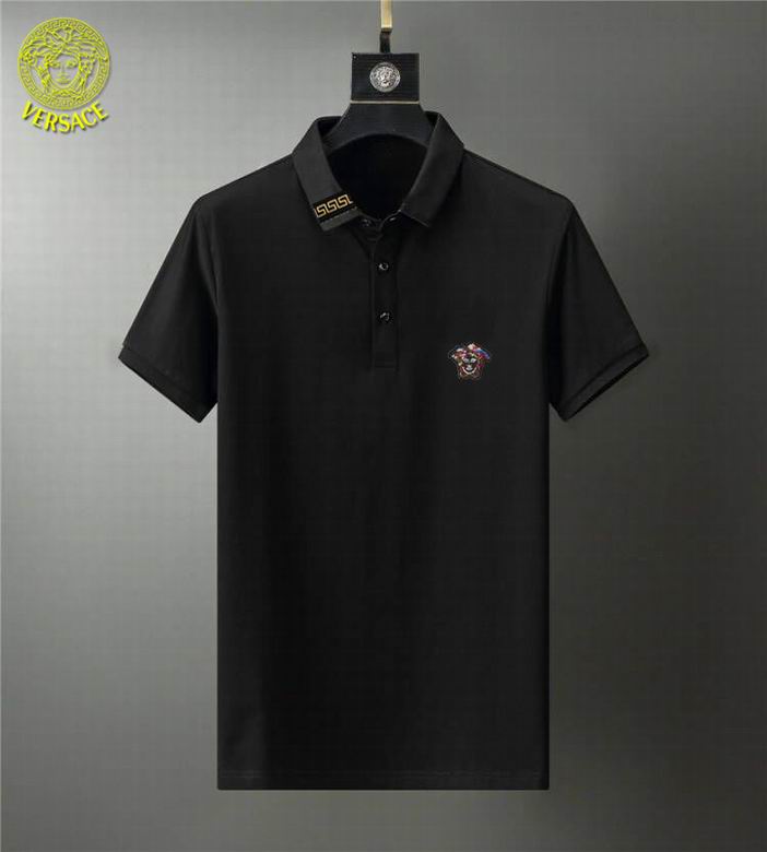 Wholesale High-quality V.ersace Short Sleeve Lapel Replica T Shirts for sale