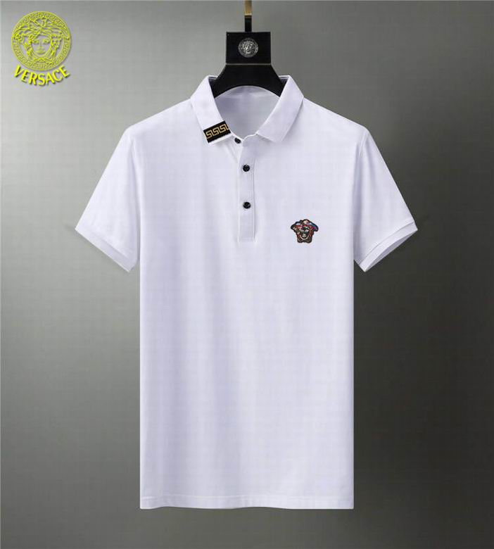 Wholesale High-quality V.ersace Short Sleeve Lapel Replica T Shirts for sale