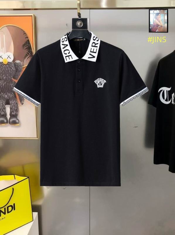Wholesale High-quality V.ersace Short Sleeve Lapel Replica T Shirts for sale