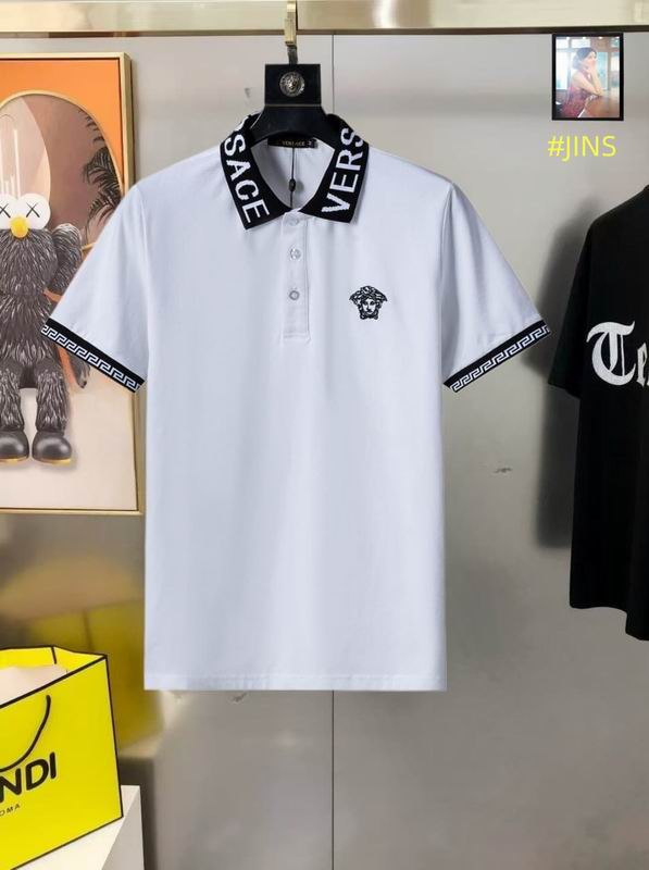 Wholesale High-quality V.ersace Short Sleeve Lapel Replica T Shirts for sale