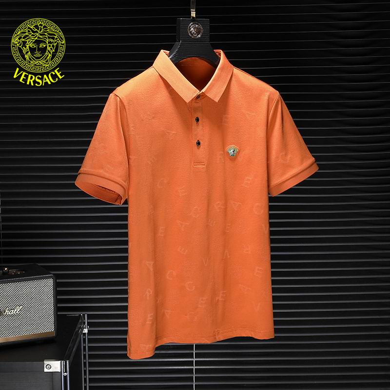 Wholesale High-quality V.ersace Short Sleeve Lapel Replica T Shirts for sale