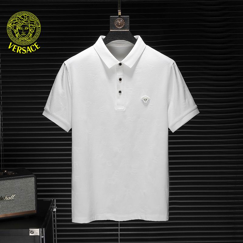 Wholesale High-quality V.ersace Short Sleeve Lapel Replica T Shirts for sale