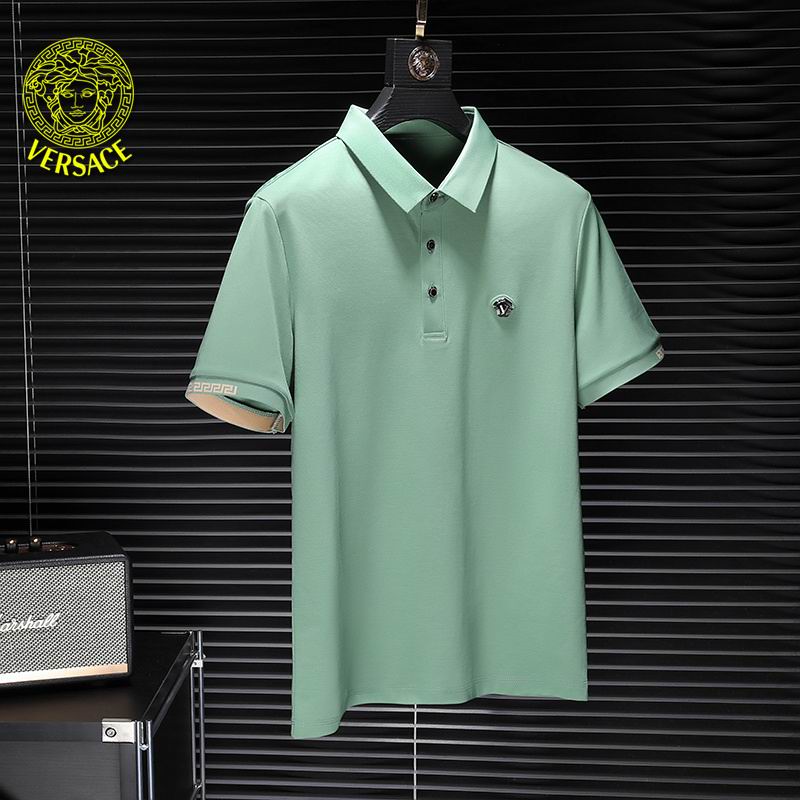 Wholesale High-quality V.ersace Short Sleeve Lapel Replica T Shirts for sale
