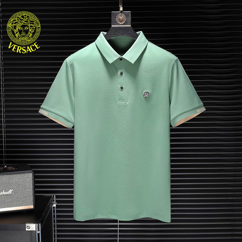 Wholesale High-quality V.ersace Short Sleeve Lapel Replica T Shirts for sale