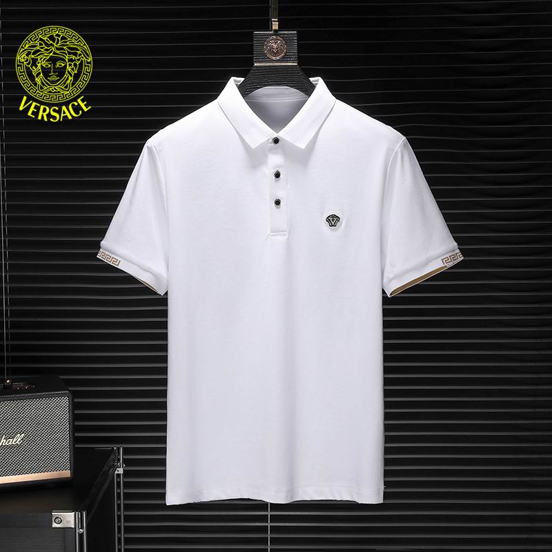 Wholesale High-quality V.ersace Short Sleeve Lapel Replica T Shirts for sale