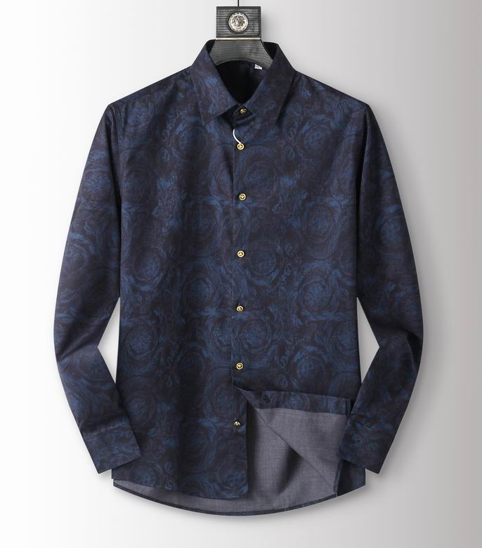 Wholesale Cheap V.ersace Long Sleeve Replica Shirts for Sale