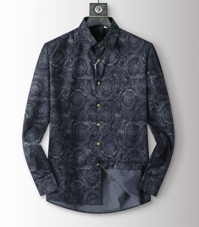 Wholesale Cheap V.ersace Long Sleeve Replica Shirts for Sale