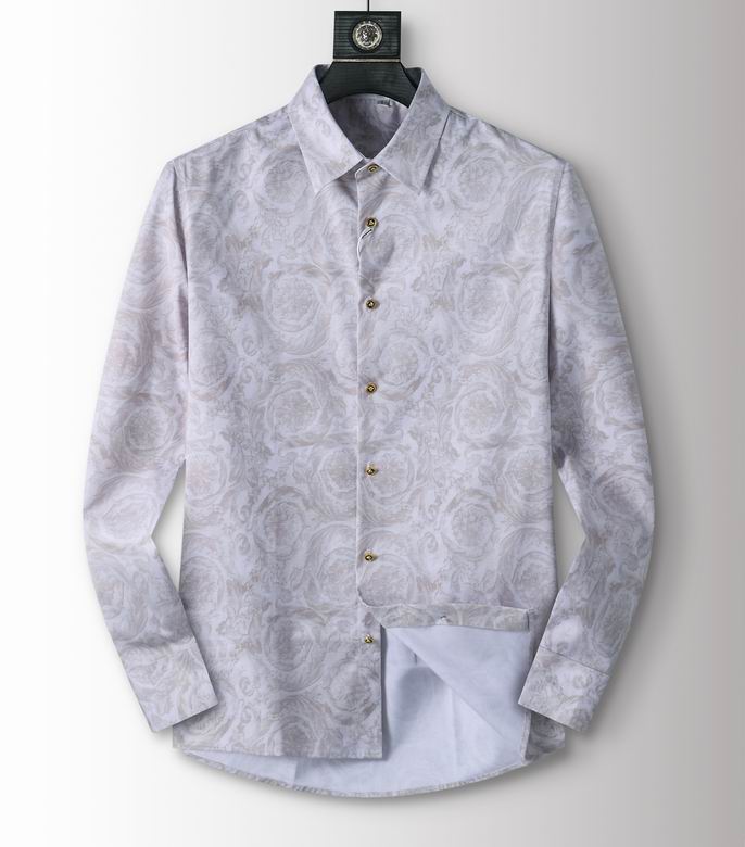 Wholesale Cheap V.ersace Long Sleeve Replica Shirts for Sale