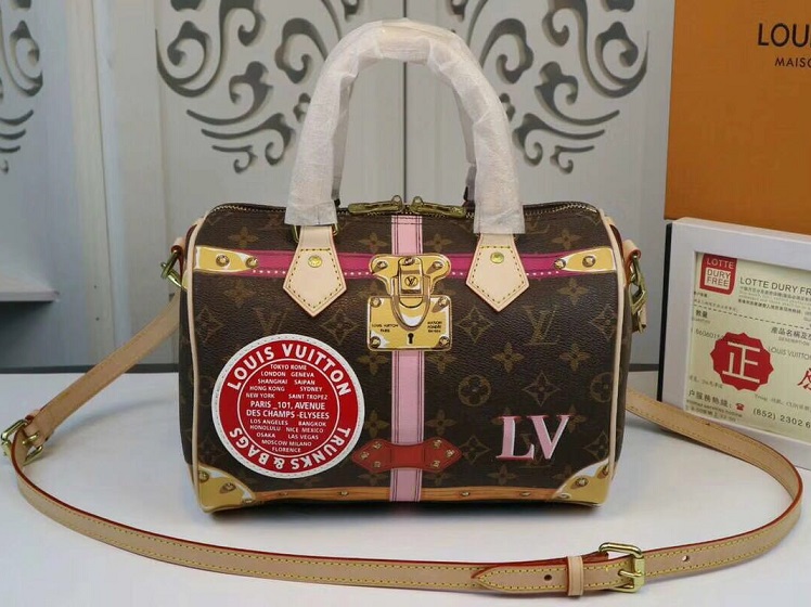 Wholesale Cheap Louis Vuitton SPEEDY Monogram Replica Bags for Sale-334
