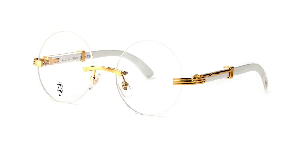 Wholesale Cartier Round Glasses Frame For Sale-594