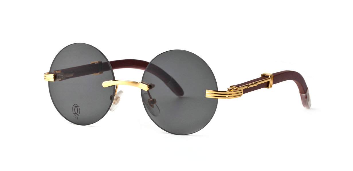Wholesale Cartier Round Glasses Frame For Sale-595