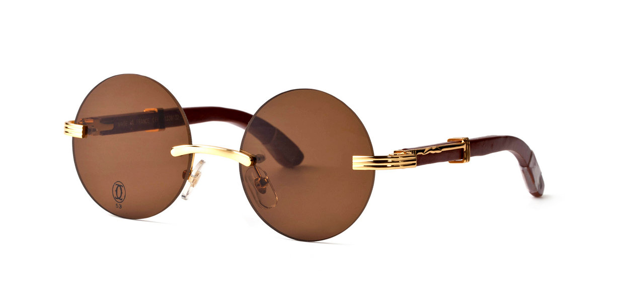Wholesale Cartier Round Glasses Frame For Sale-596