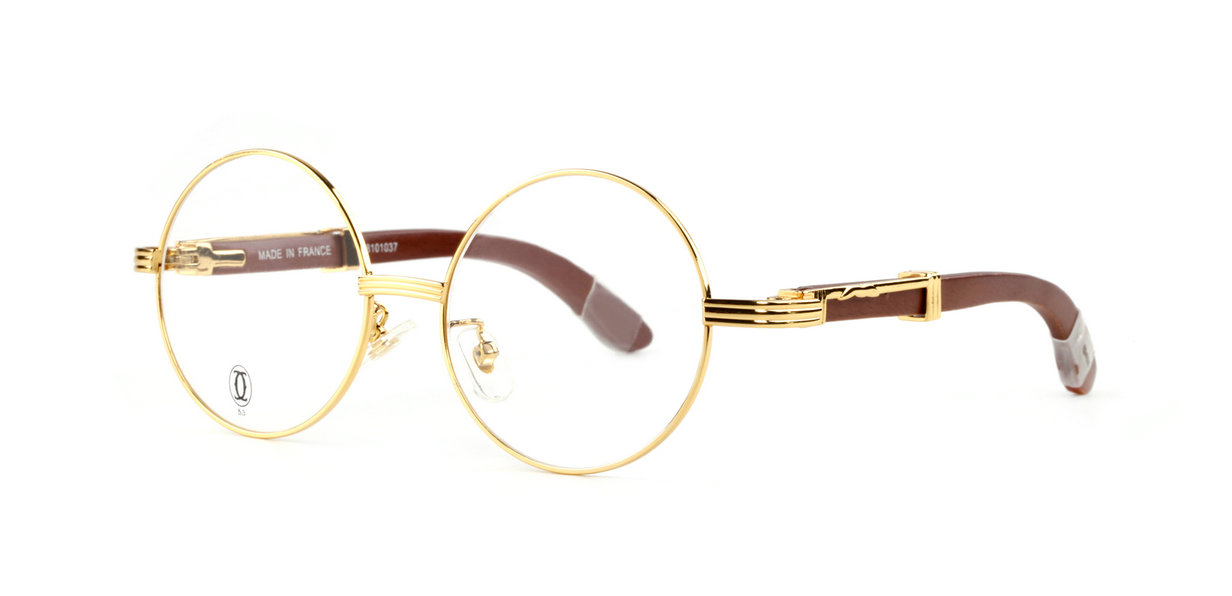 Wholesale Cartier Round Glasses Frame For Sale-599