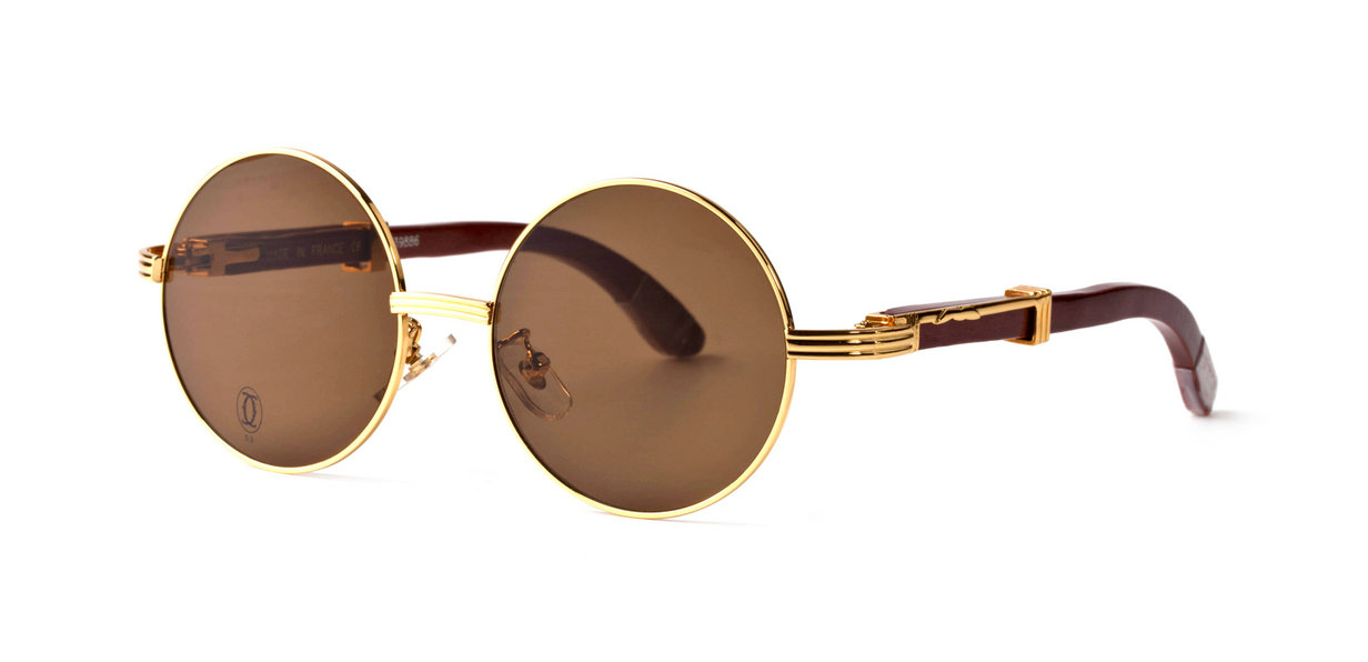 Wholesale Cartier Round Glasses Frame For Sale-600