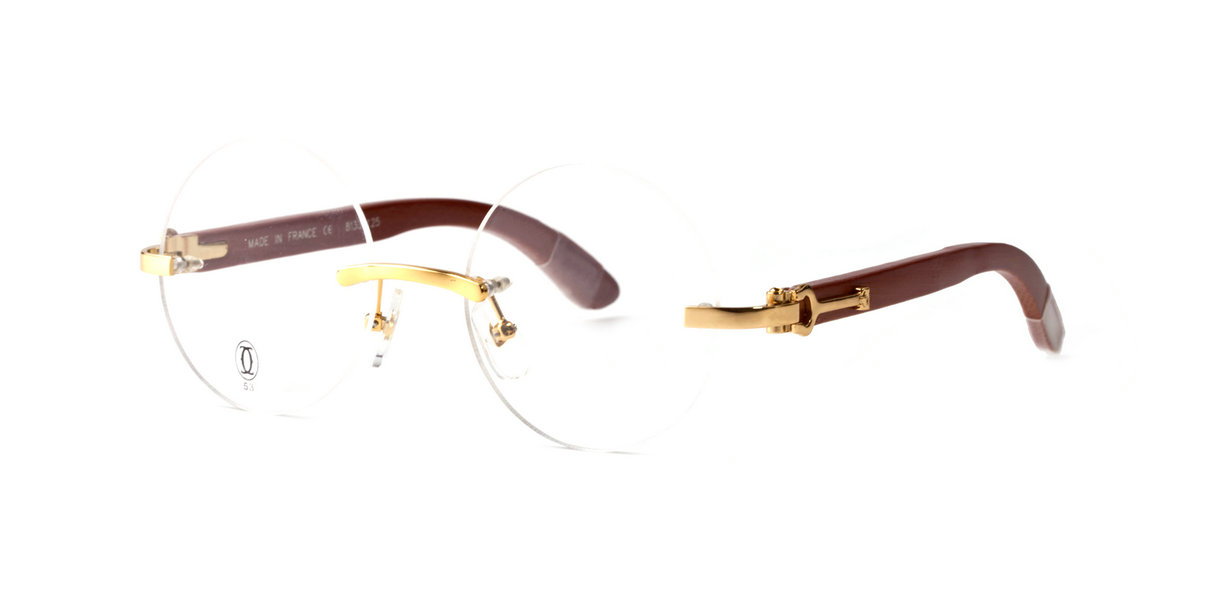 Wholesale Cartier Round Glasses Frame For Sale-604