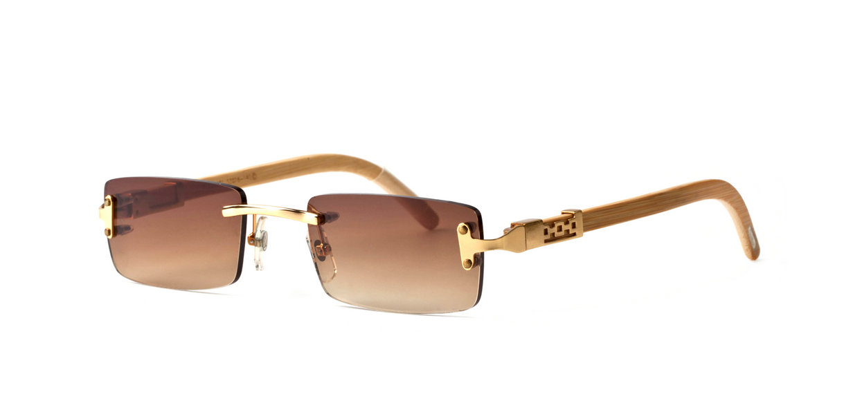 Wholesale Replica Cartier Bamboo Frame Glasses For Cheap Sale-622
