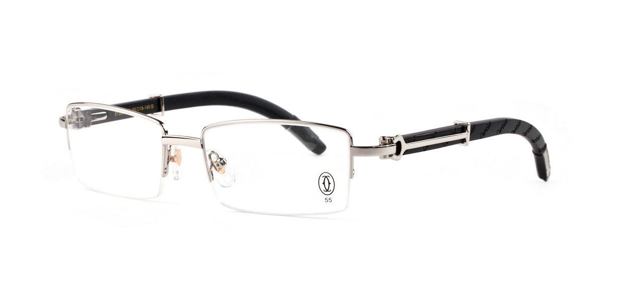 Wholesale Replica Cartier Wood Frame Glasses For Cheap Sale-629
