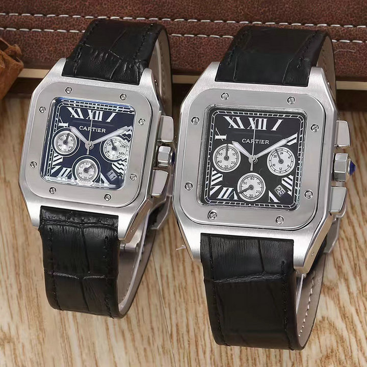 Wholesale Cartier Couple Watches for Cheap-323