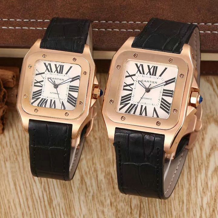 Wholesale Luxury Cartier Couple Watches for Cheap-343