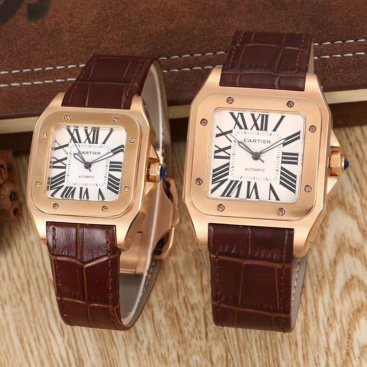 Wholesale Luxury Cartier Couple Watches for Cheap-344