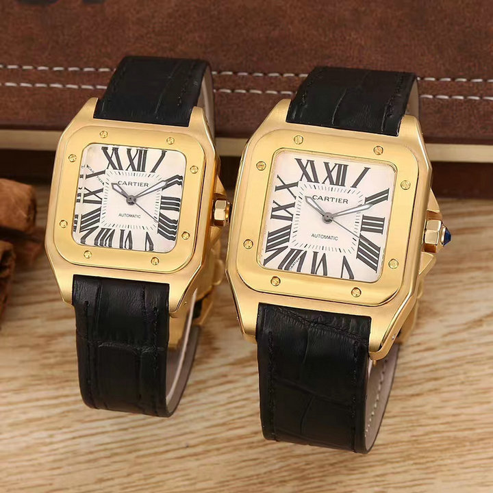Wholesale Luxury Cartier Couple Watches for Cheap-345