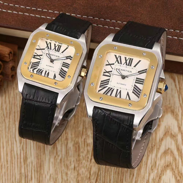 Wholesale Luxury Cartier Couple Watches for Cheap-347
