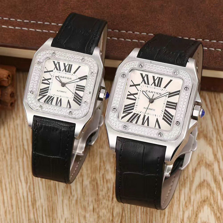 Wholesale Luxury Cartier Couple Watches for Cheap-351