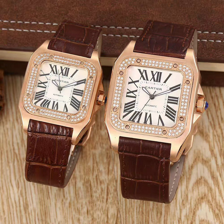 Wholesale Luxury Cartier Couple Watches for Cheap-352