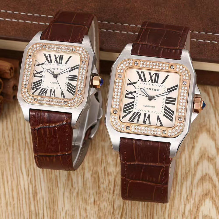 Wholesale Luxury Cartier Couple Watches for Cheap-353