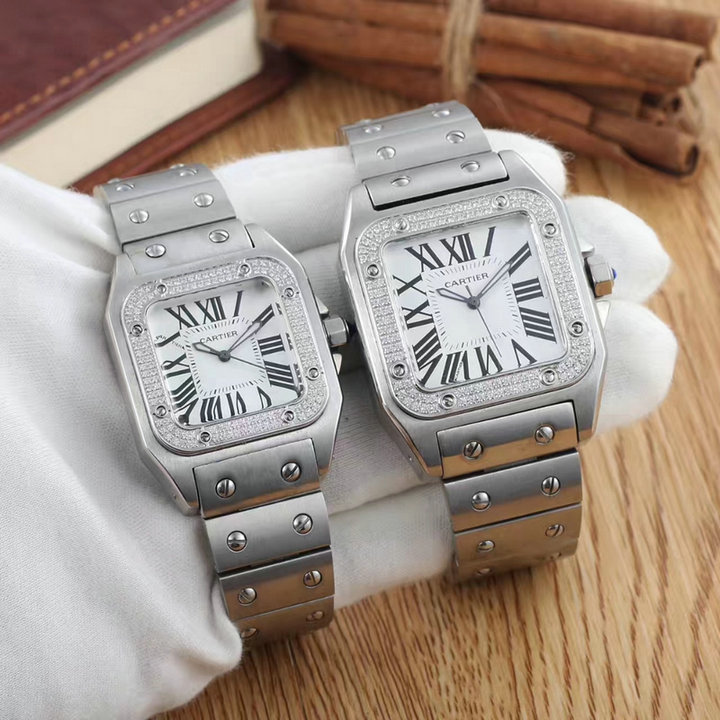 Wholesale Cartier Couple Watches Replica-355