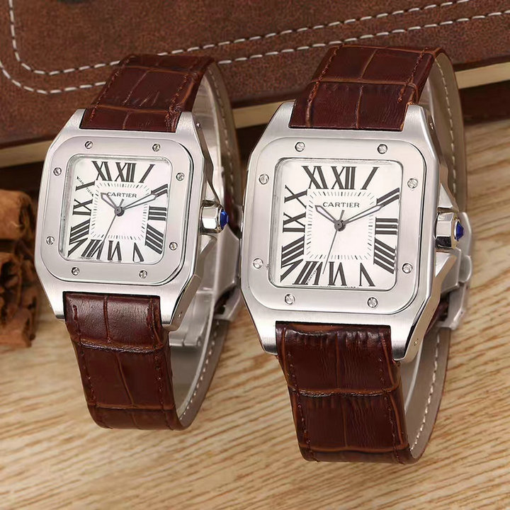 Wholesale Cartier Couple Watches for Cheap-364