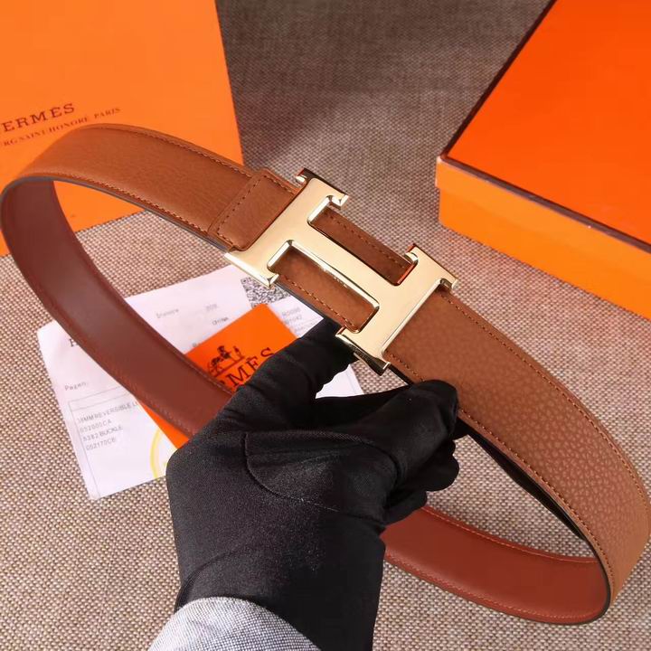 Wholesale 1:1 Hermes Leather Belt Replica-661