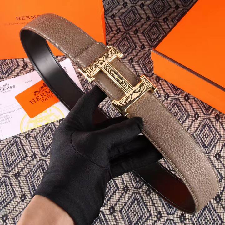 Wholesale 1:1 Hermes Leather Belt Replica-663