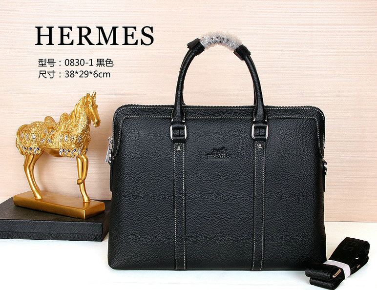 Wholesale Cheap Replica Hermes Leather Briefcase Bags for Sale-129